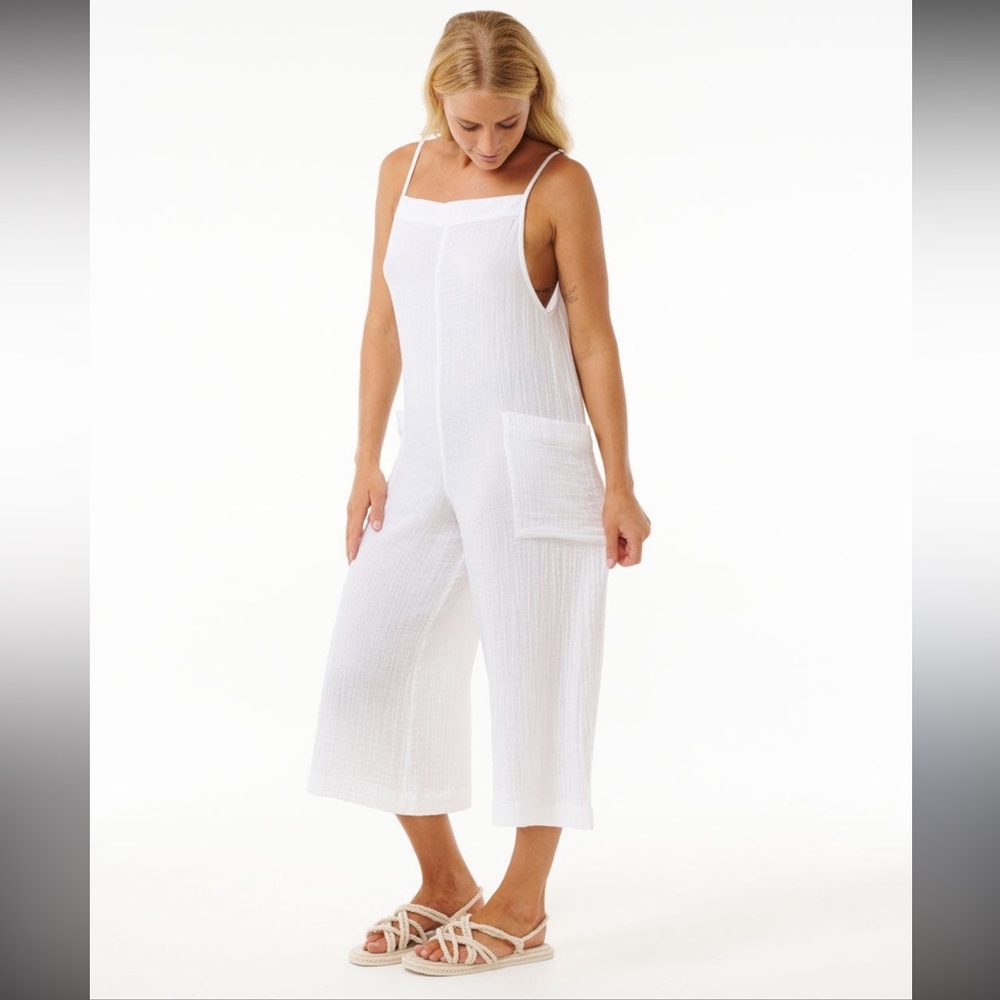 NWT Rip Curl Women's Premium Surf White Jumpsuit Size Small